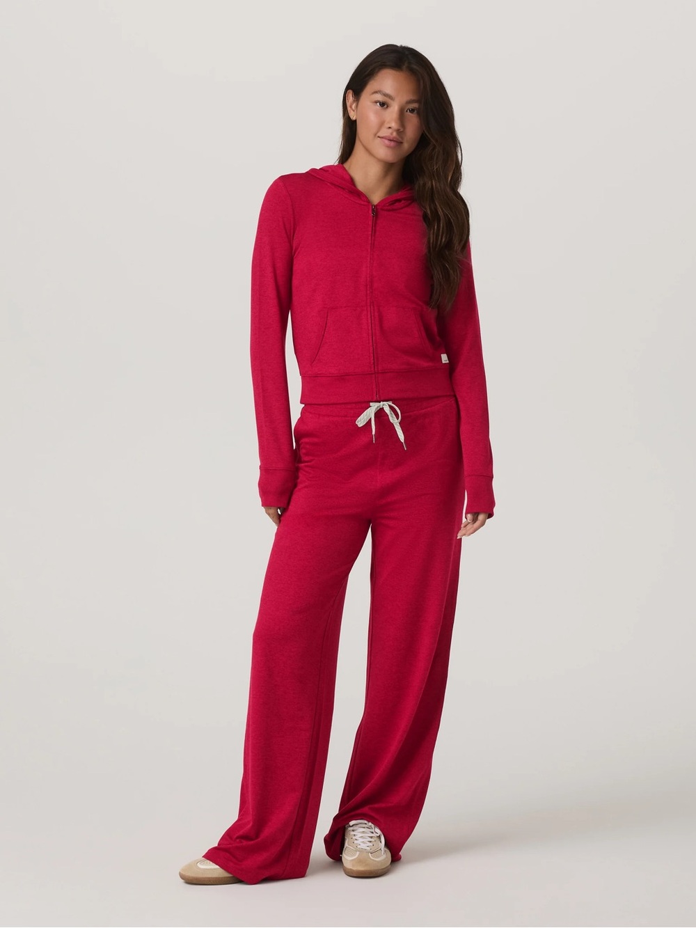 NWT VUORI Halo Mini Full Zip Hoodie & Halo Essential Wideleg Pant